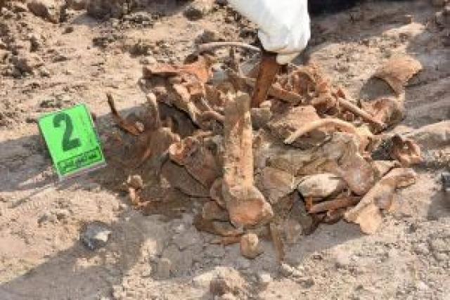 مقبرة جماعية تضم رفات جنود من جيش صدام حسين
