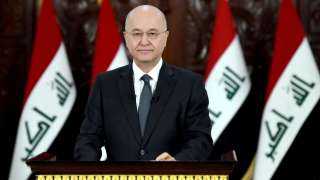 برهم صالح لماكرون: العراق حريص...