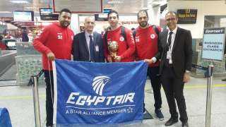 مصر للطيران تستقبل بعثة منتخب...