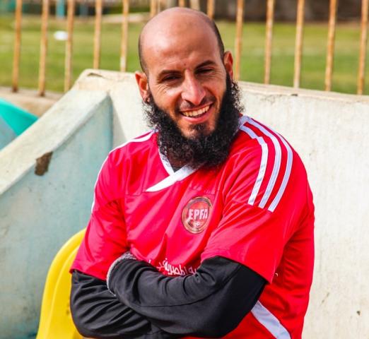  لاعب أسوان حمادة السيد