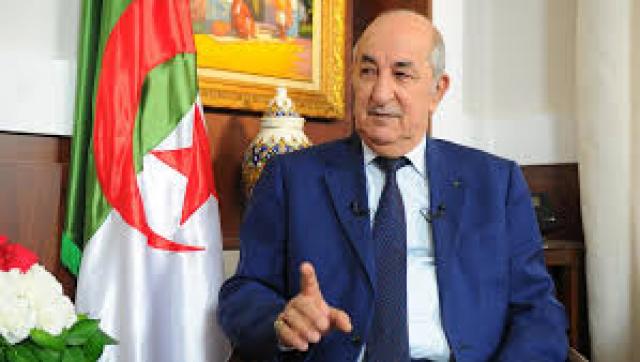 الرئيس الجزائري عبد المجيد تبون