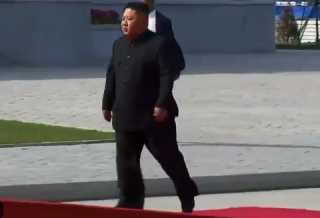 بالفيديو... زعيم كوريا الشمالية يظهر...