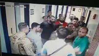  شاهد لحظة اعتداء عسكريون لبنان...