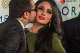زوجة أحمد الفيشاوى تحتفل بعيد...