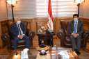 وزير الرياضة ومحافظ بورسعيد مع...