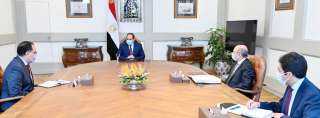 الرئيس السيسى يبحث مع مزير...