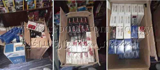 ضبط 3 قضايا بالقاهرة حيازة سجائر بقصد حجبها عن البيع بالأسواق مجهولة المصدر ومهربة جمركياً