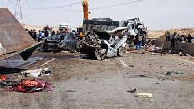 حادث تصادم طريق الإسماعيلية الصحراوي