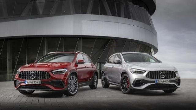 مرسيدس تستعرض عضلاتها بموديلات AMG الرياضية من سيارتها GLA الصغيرة