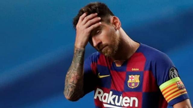 ميسي يبلغ برشلونة بالرحيل عن كامب نو بعد فضيحة بايرن ميونخ