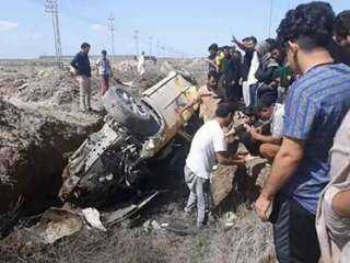 إصابة 12 شخصا فى حادث...