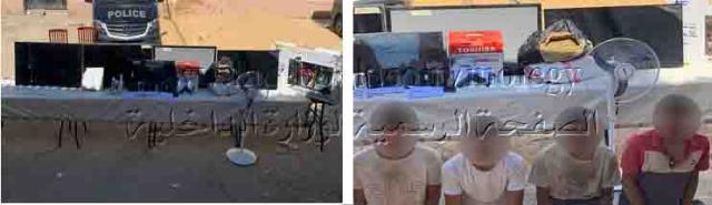 ضبط سلاح نارى وكمية من المواد المخدرة بحوزة عناصر تشكيل عصابى تخصص فى سرقة المساكن بالسويس