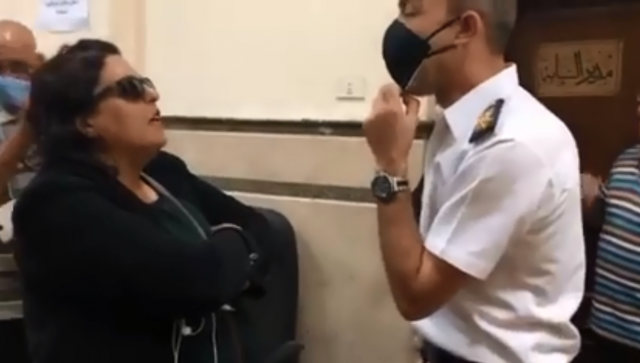 نيابة النزهة توجه لسيدة المحكمة تهمة التعدى على ضابط شرطة وتخلى سبيلها بكفالة مالية