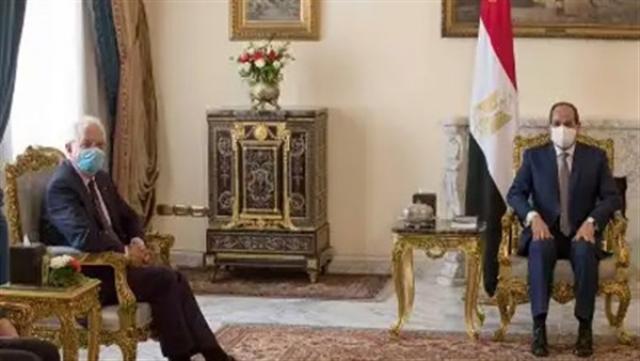 السيسي يلتقى ممثل الاتحاد الأوروبي لبحث الأزمة الليبية وسد النهضة