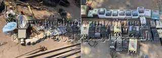 ضبط كميات كبيرة من المهمات...