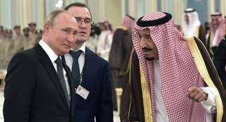 بوتين والملك سلمان يرحبان في...