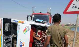 بالاسماء 11 مصابا فى حادث...