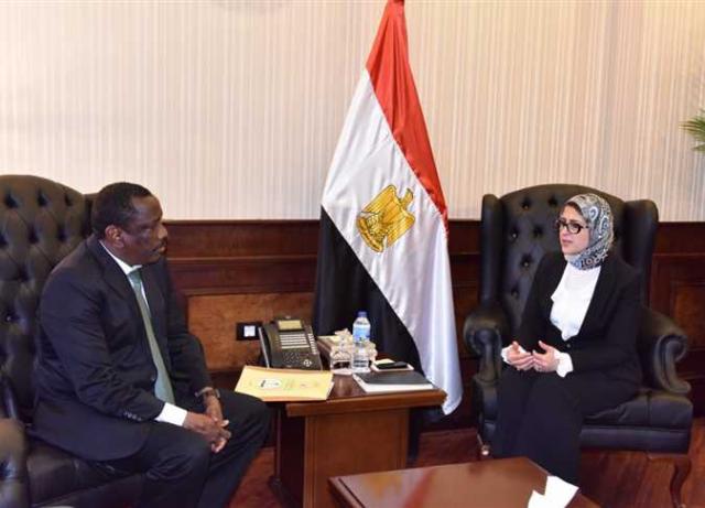 بدء جلسة المباحثات المشتركة بين وزيرة الصحة ونظيرها السوداني