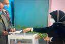 حرم الرئيس الجزائري تصوت في...