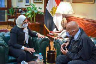 وزيرة الصحة تستقبل الدكتور مجدي...