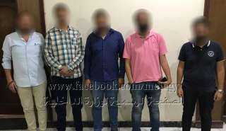 ضبط 5 أشخاص لقيامهم بالإشتراك...