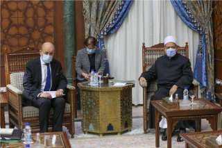 أحمد الطيب لوزير خارجية فرنسا:”الأزهر...