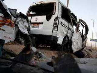 إصابة 7 أشخاص فى حادث...