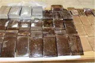 ضبط 120 طربة حشيش بحوزة...