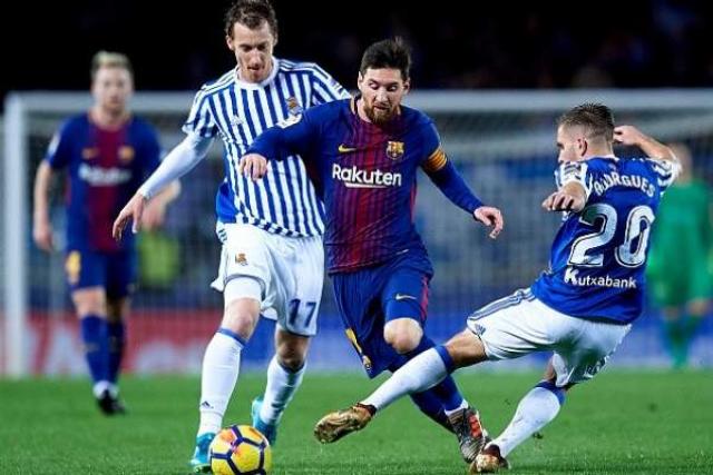 مباراة برشلونة وريال سوسيداد