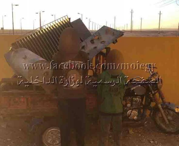 ضبط شخصين ”بأسيوط” لقيامهما بسرقة محول كهرباء خاص بأعمدة الإنارة