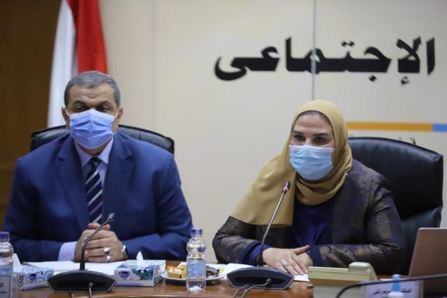 وزيرا القوى العاملة والتضامن يبحثان تطوير منظومة الحماية الاجتماعية للعاملين بالقطاع الفنى والثقافى