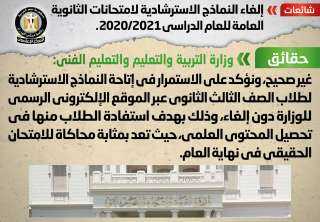 الوزراء ينفى إلغاء النماذج الاسترشادية...