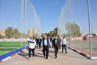 الزملوط يتابع أعمال إستكمال الإنشاءات...