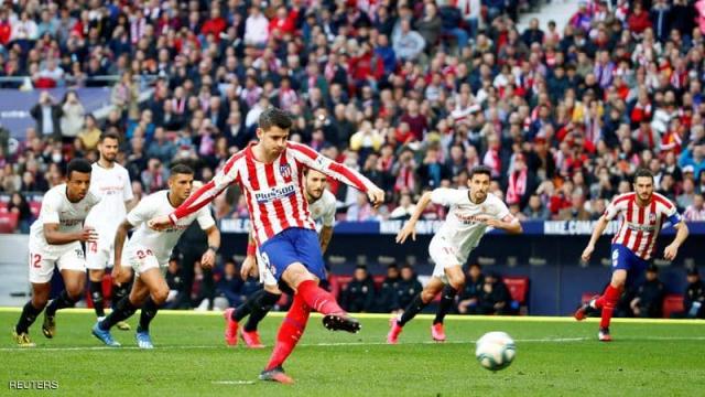 مباراة اتليتكو مدريد واشبيلية