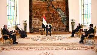 السيسى يستقبل رئيس البرلمان العربي