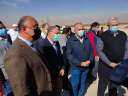 وزيرا الزراعة والري ومحافظ المنيا...