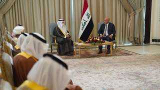 الرئيس العراقي يستقبل وفدا خليجيا...