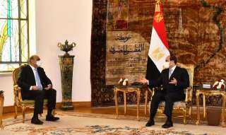 السيسى يستقبل رئيس مجلس الوزراء...