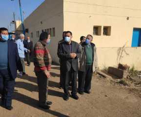رئيس هيئة السكة الحديد يتابع...