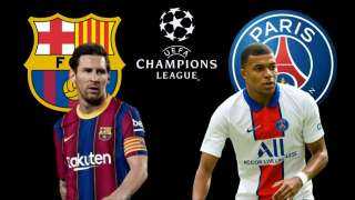 بث مباشر.. مباراة برشلونة وباريس...