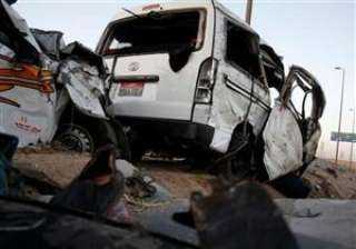 إصابة 5 سيدات فى حادث...
