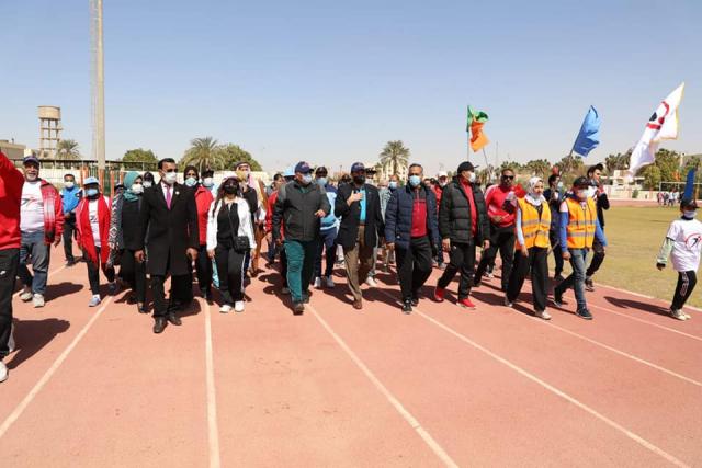 محافظ الوادي الجديد يشهد إنطلاق مهرجان الرياضة للجميع