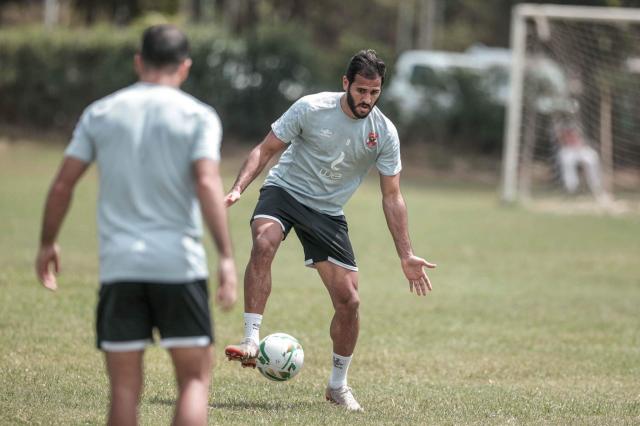 مروان محسن يشارك في جزء من المران الجماعي