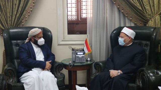 مفتي الجمهورية يستقبل وزير الأوقاف اليمني