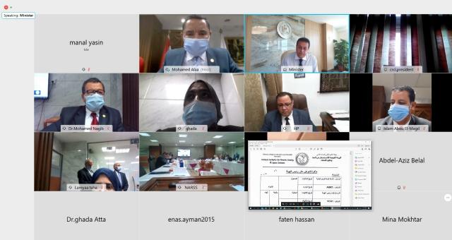 وزير التعليم العالي يرأس اجتماع الهيئة القومية للاستشعار من البعد