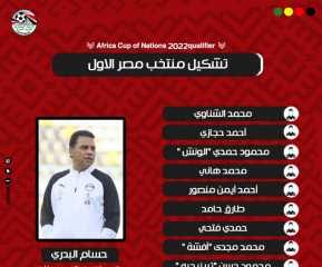 التشكيلة الأساسية لمنتخب مصر لمواجهة...