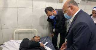 خالد عبد العال يزور مصابى...