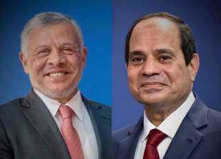 ملك الاردن يقدم التعازى للرئيس...