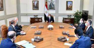 الرئيس السيسى يتابع نشاط شركة...