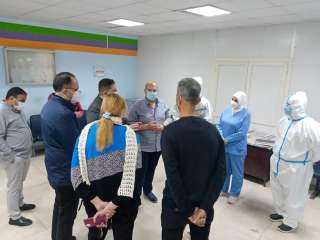 نائب محافظ الجيزة يتفقد مستشفي...